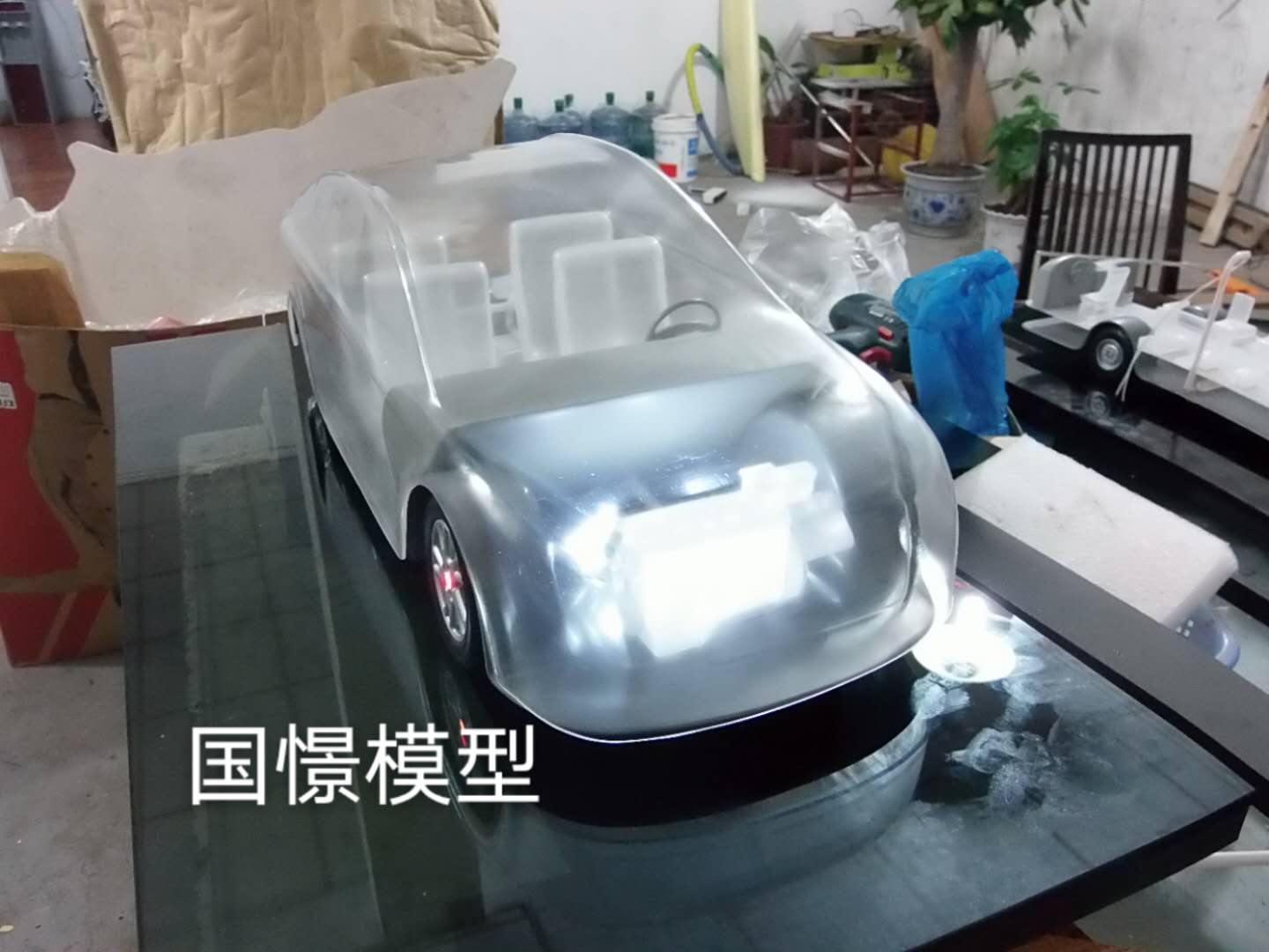 大悟县透明车模型